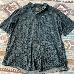 Ariat stretch short sleeve button down. Large